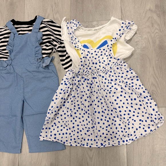 Cotton dress overalls set bundle - Picture 3 of 4